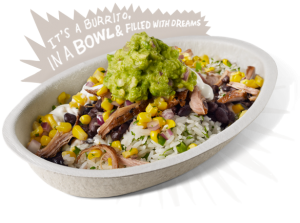 Chipotle burrito bowl