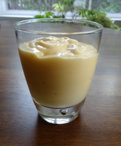 Persimmon kefir smoothie