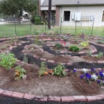 First grade spiral garden