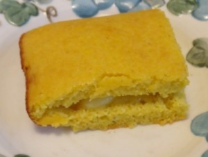 Buttered cornbread