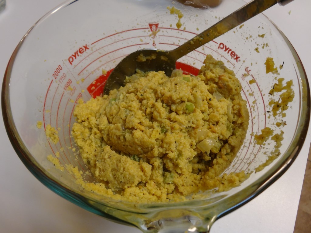 Cornbread dressing mixture