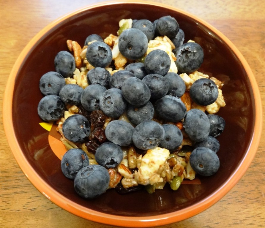 Paleo Granola with Blueberries